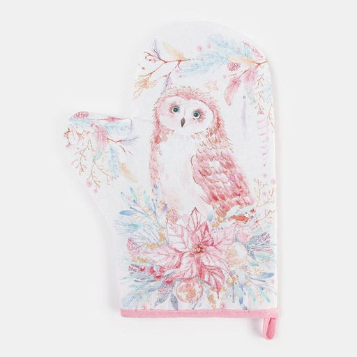 Варежка-прихватка Совушка 20х28см,100% х/л, ватин 250г/м2 - Этель фото 2