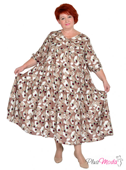 Платье Модель №1529 размеры 44-84 - Plusmoda фото 14