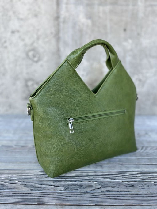 Женская сумка из эко кожи 0025 Светло-Зеленый - Sergio valentini фото 4