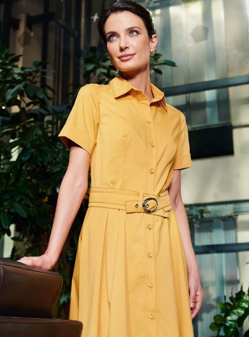 Платье из однотонного хлопка - Tantino фото 20