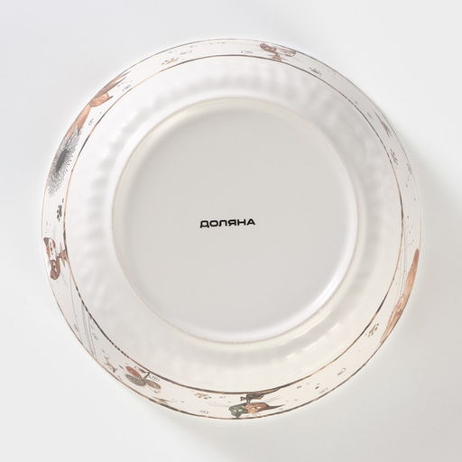 Салатник Коты-аристократы, 1 л, d=18 см, фарфор, белый - Доляна фото 4