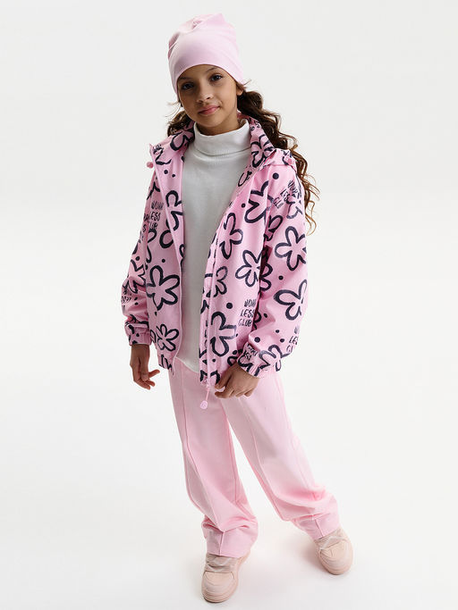 PELICAN, ветровка для девочек, Розовый  фото 2