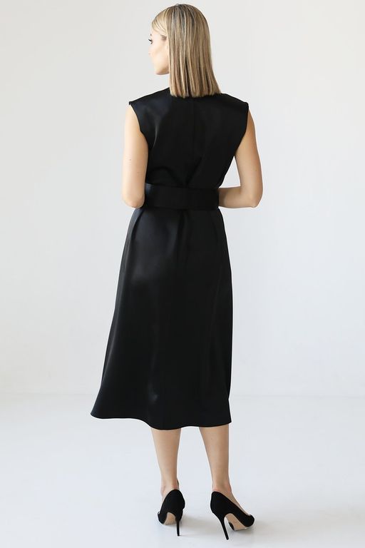 Платье из шелка с поясом в комплекте - Looklikecat фото 5