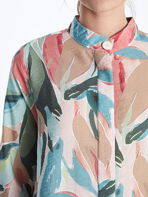 Hakim Yaka Desenli Kad?n G?mlek Tunik