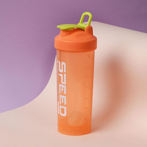 Бутылка/Шейкер SPEED SHS-800 оранжевая, для спортивного питания 800ML/уп80 - Галеонтрейд фото 5