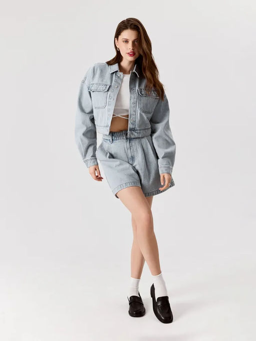 CONCEPT CLUB / Шорты джинсовые жен. Kalpana_shorts голубой  фото 7