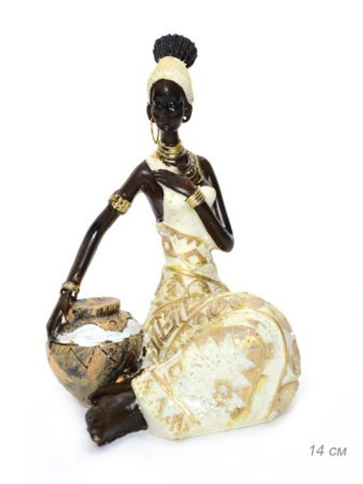 Статуэтка Африканка 14 см / 26226E /уп 48/ - Галеонтрейд фото 4