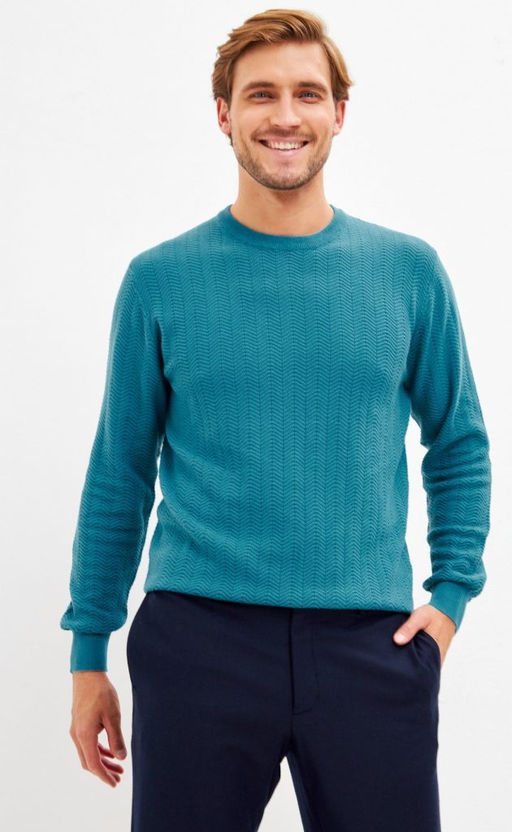 Джемпер F221-15-537 l.turquoise - Fine joyce фото 2