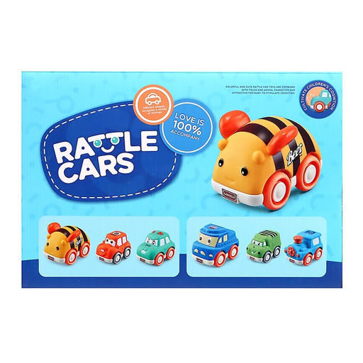 Набор машинок Rattle cars, 6 шт. - Simaland фото 11