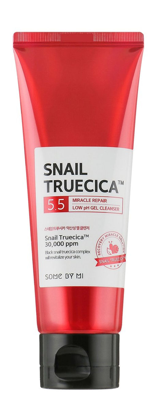 Some By Mi Snail Truecica Miracle Repair Low pH Gel Cleanser, 100ml - Гель для умывания с муцином улитки