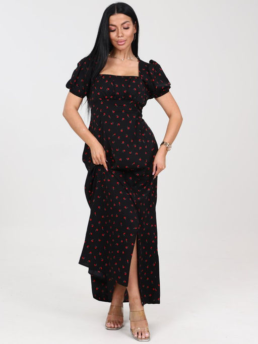 Вероника ПЛАТЬЕ ЖЕНСКОЕ (Черный) - А-дина фото 3