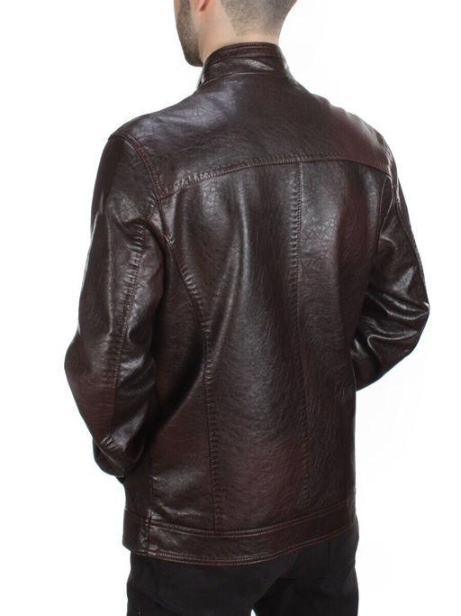 211 BROWN Куртка из эко-кожи мужская