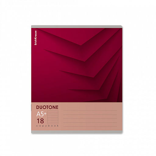 Цена за 10 шт. Тетрадь школьная ученическая ErichKrause Duotone Next ассорти, 18 листов, линейка (в плёнке по 10 шт.)_MIX-PACK  фото 4
