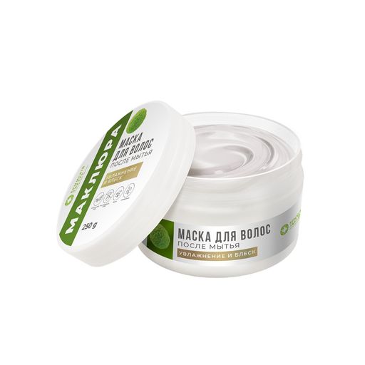Маска для волос с маклюрой Увлажнение и блеск после мытья - Крымский Лекарь фото 2