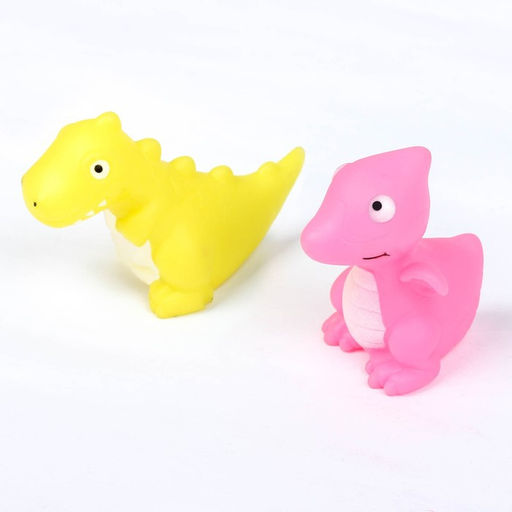 Игрушки - пищалки для купания в ванне «Динозаврики», набор 2 шт., МИКС