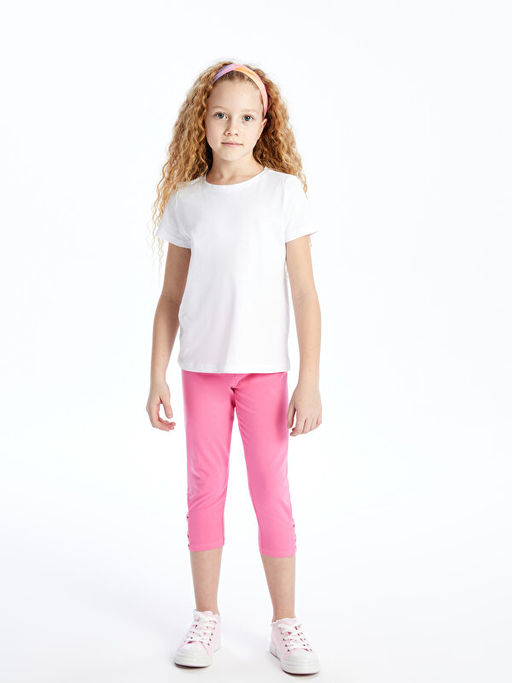 Beli Lastikli Basic K?z ?ocuk Tayt - Waikiki фото 2