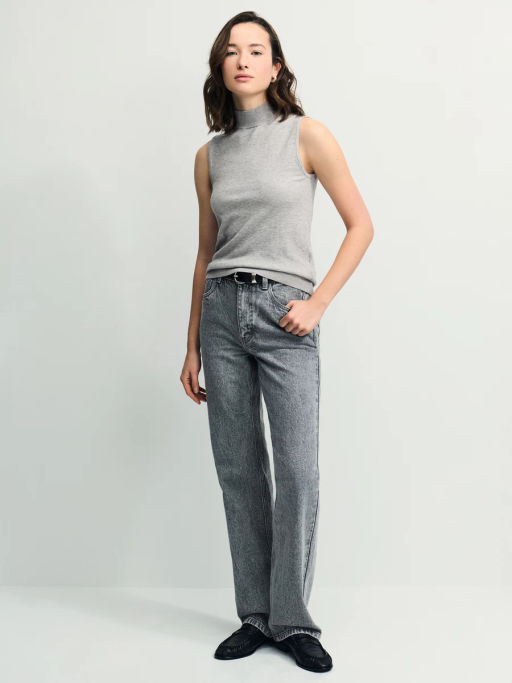 Джинсы straight с высокой посадкой / Zarina