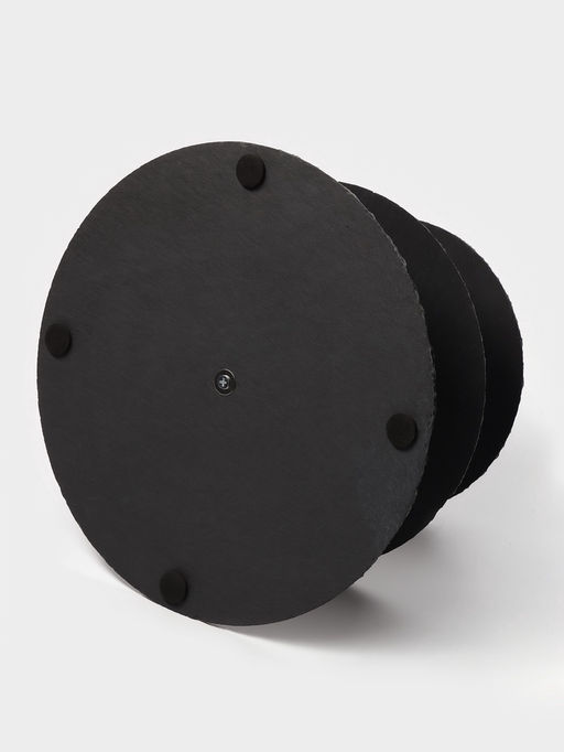 УЦЕНКА Блюдо 3-ярусное Valley из сланца 30/25/20×33 см