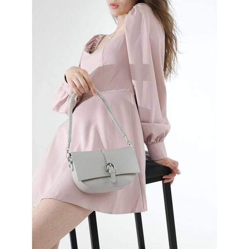 Сумка-мессенджер на магните, длинный ремень, цвет серый - Simaland фото 9