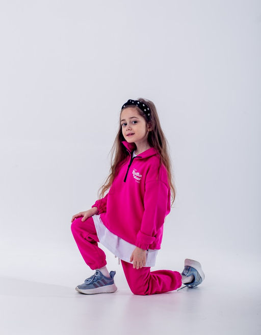 073 Детский костюм, фуксия (3хнитка петля) - Knitka wear фото 9