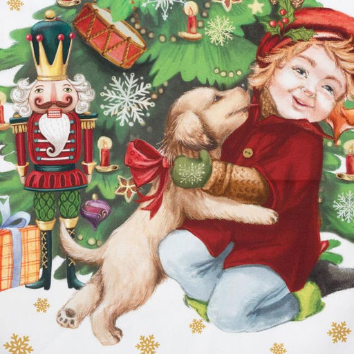 Новогоднее полотенце Этель Новогодняя сказка 40х67 см, 100% хлопок, саржа 190 гр/м2  фото 3