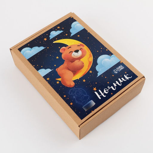 Светильник ночник «Медвежонок», 25×14 см, модель GBV-0121.