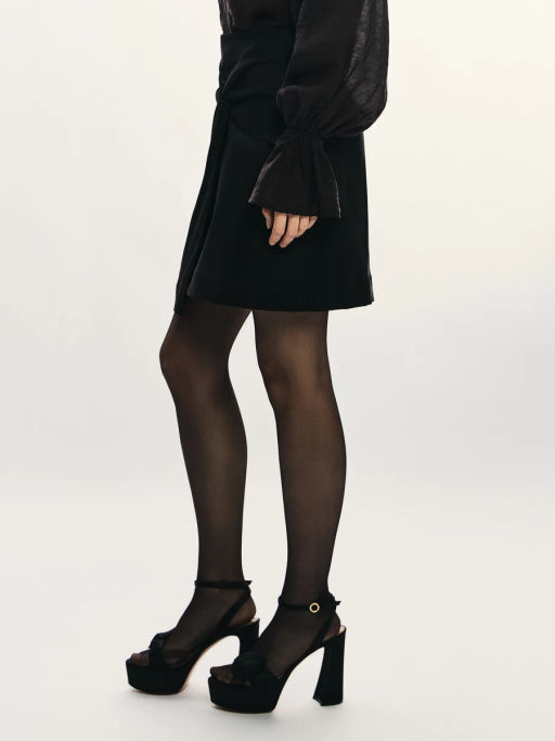 Юбка мини с драпировкой / Zarina