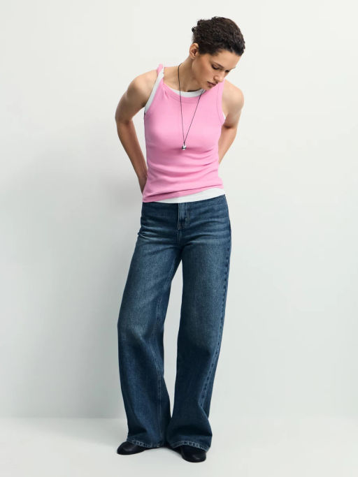 Базовая майка из хлопка / Zarina  фото 3