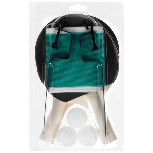 Набор для настольного тенниса BOSHIKA Training: 2 ракетки, 3 мяча, сетка, крепление фото 3