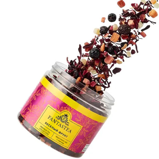 Fantastea Веселый Фрукт (упаковка 8 банок по 140гр)