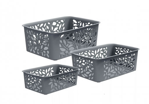 Набор корзин Leaves 3шт. арт. С44804 - Elfplast фото 2