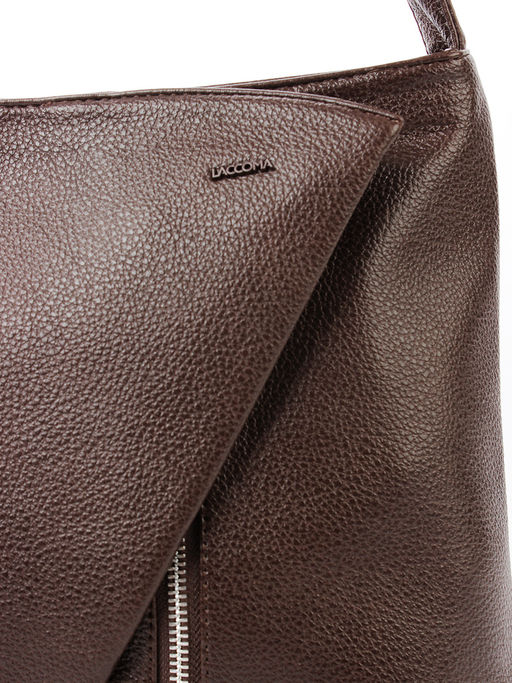 LACCOMA сумка Жаклин-Y2005-коричневый эко кожа хлопок