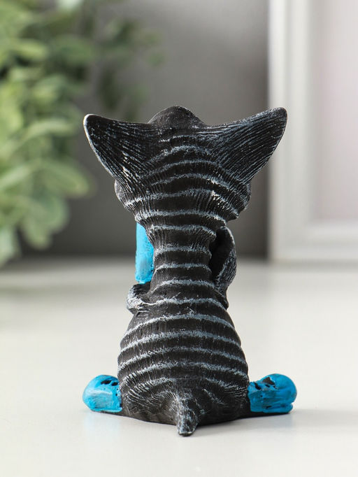 Фигура "Кот с кружкой" 8 см