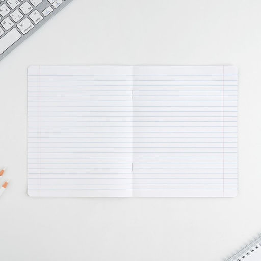 Цена за 20 шт. Тетрадь 12 листов в линейку, А5, на скрепке, блок №1 «Школьники» МИКС