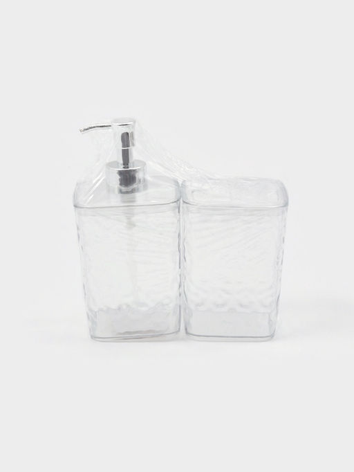 Набор для ванной 2 предмета (дозатор, стакан)