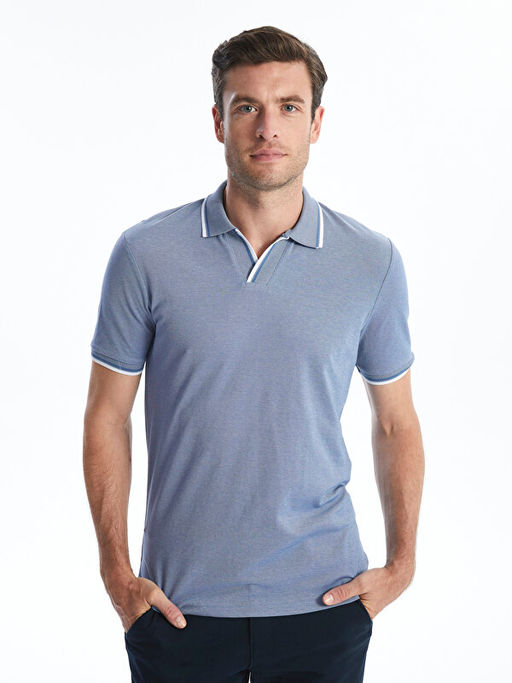 Polo Yaka K?sa Kollu Pike Erkek Ti??rt