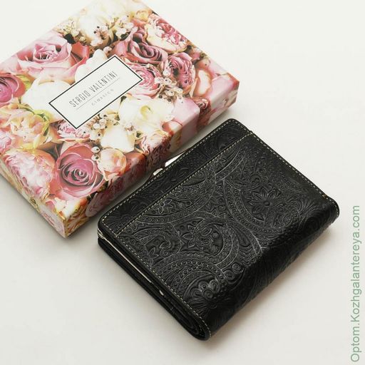 Маленький женский кожаный кошелек Sergio Valentini СВ 8115-550  фото 4