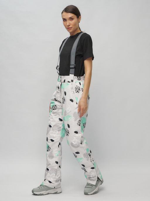 Горнолыжный костюм женский серого цвета 02302-1Sr - Chunmai фото 20