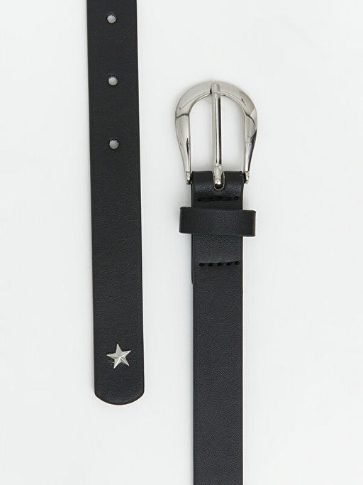 Deri G?r?n?ml? Kad?n Kemer