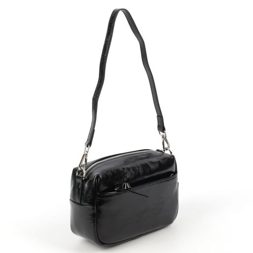 Женская кожаная сумка бочонок через плечо 0051-1 - Cidirro фото 3