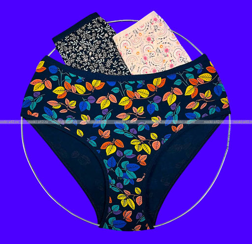 Цена за 3 шт. Трусы женские Miss Emma Турция высокая посадка большие размеры № 6