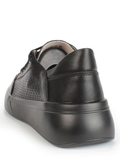 05-PDD180-6 BLACK Кроссовки женские (натуральная кожа) - Фабричный китай фото 6