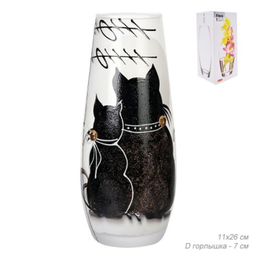 Ваза для цветов Кошка №4 / 43267 /уп6/ цв/художественная - Галеонтрейд фото 2