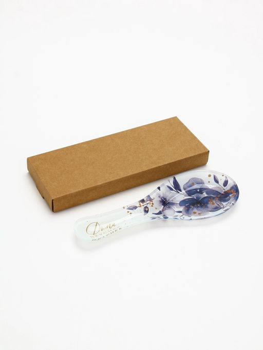 Подставка под ложку «Цветы», 21.2×7.5 см