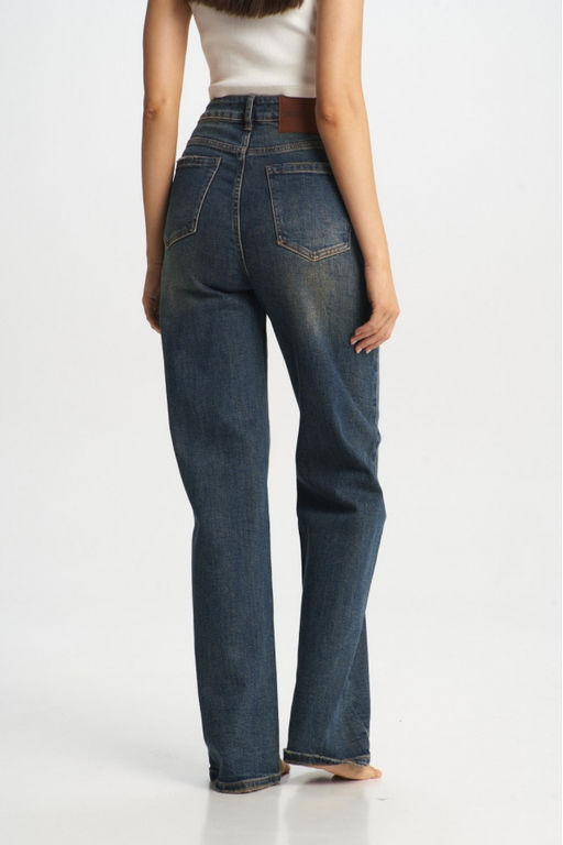 Джинсы-трубы с потертостями Vintage - Erist store фото 11