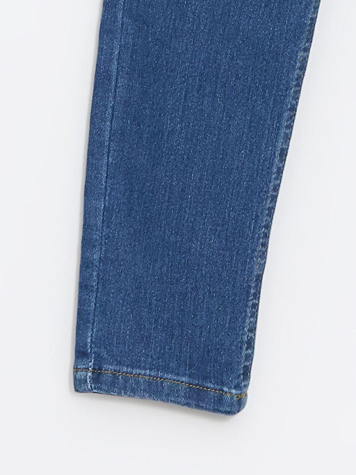 Beli Lastikli Super Skinny Fit Erkek ?ocuk Jean Pantolon