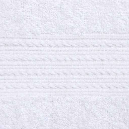 Полотенце махровое 70х140 см, белый, 440 г/м2, хлопок 100% - Simaland фото 4