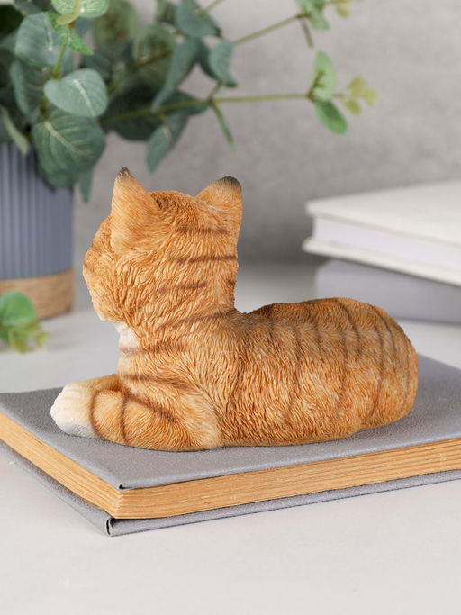 Фигурка Кошка 11 см рыжая / YX33105A /уп 24/ - Галеонтрейд фото 3