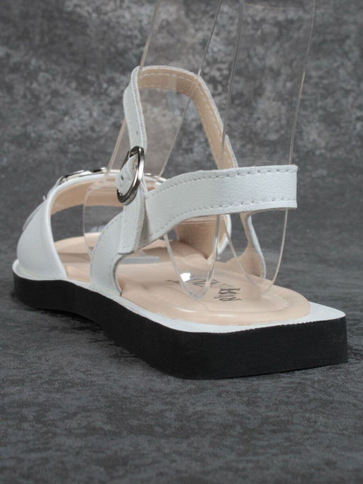 08-PED128-1 WHITE Босоножки женские (натуральная кожа) - No name фото 5