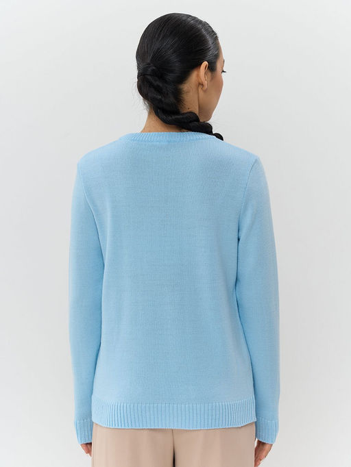 Джемпер женский 5242-41401. 3200331 холодный голубой